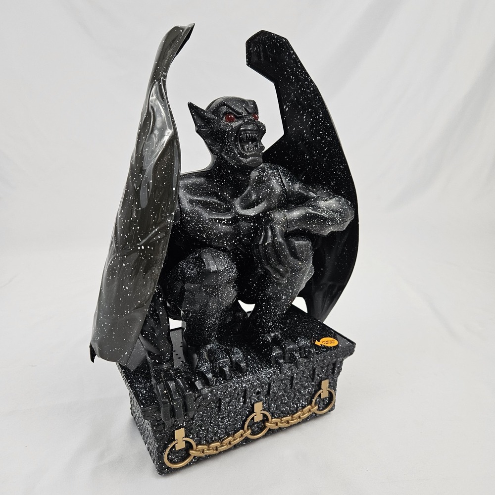 Animated Gargoyle Gatekeeper Prop Motion Activated w/ Sound Vintage Halloween